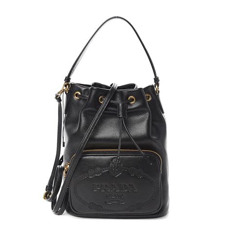 Prada Secchiello Bucket Bag .